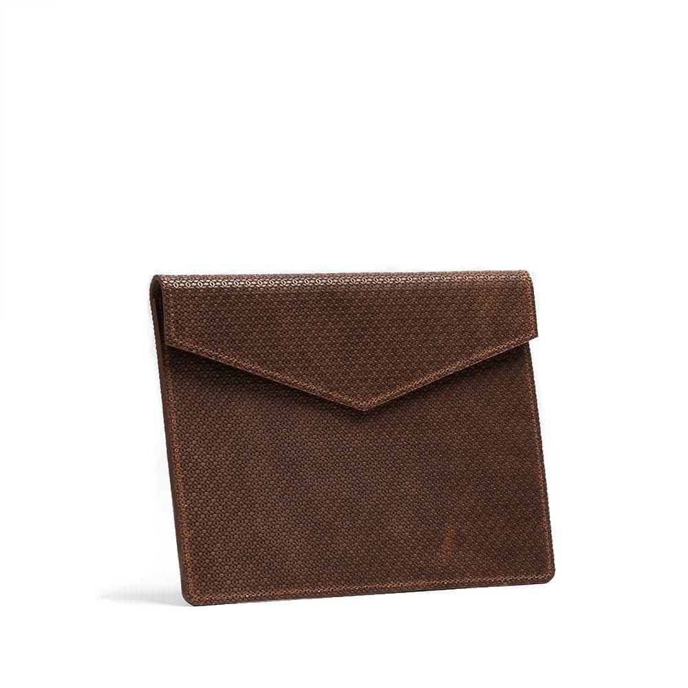 Leather Sleeve for iPad - Geometric Net